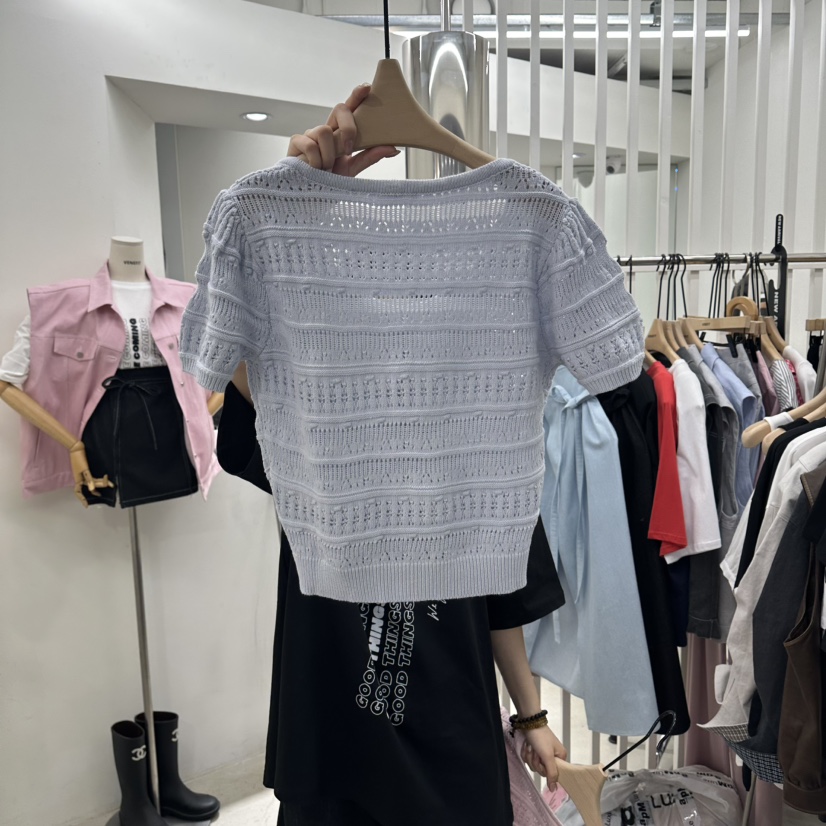 VENEFIT東大門實拍韓國女裝新品26春夏時尚職業熱賣針織衫VENEFIT/JENNIE針織衫