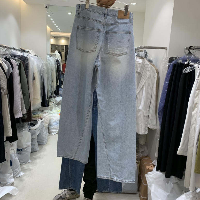 THE REST韓國東大門代購女士新品人氣職業時尚熱賣牛仔褲THE REST/UNNOEUD牛仔褲