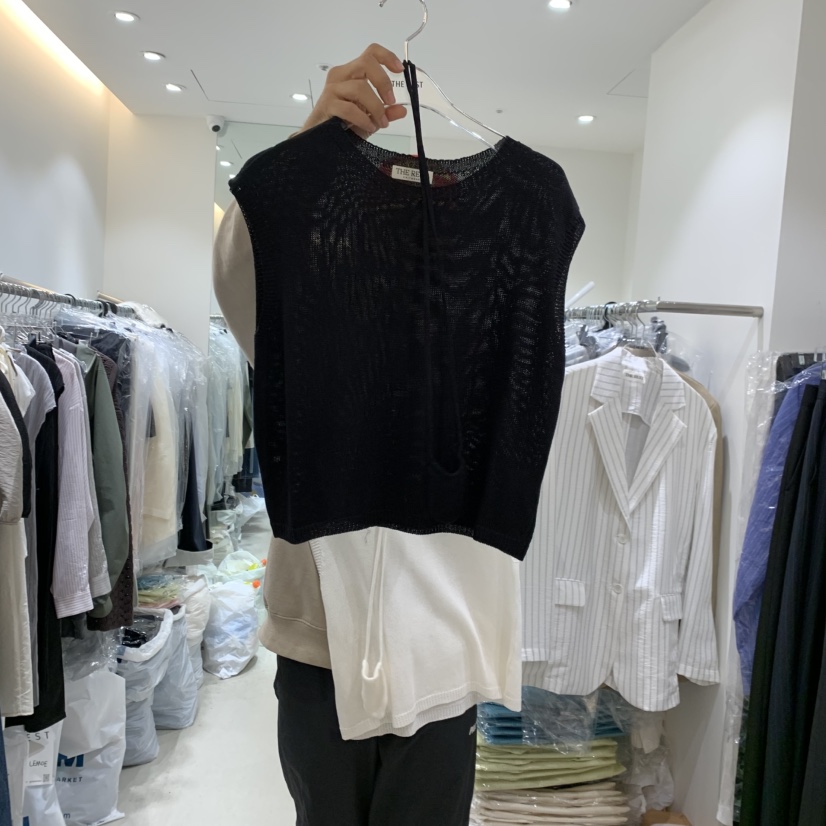 THE REST韓國代購女士新品26夏季熱賣時尚推薦26春夏馬甲THE REST/UNNOEUD馬甲圖色2