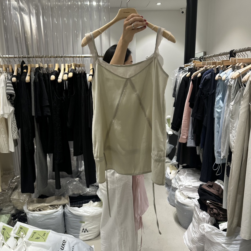 GREEK東大門實拍韓國女裝新品26春夏26夏季人氣推薦吊帶背心GREEK吊帶/背心圖色2