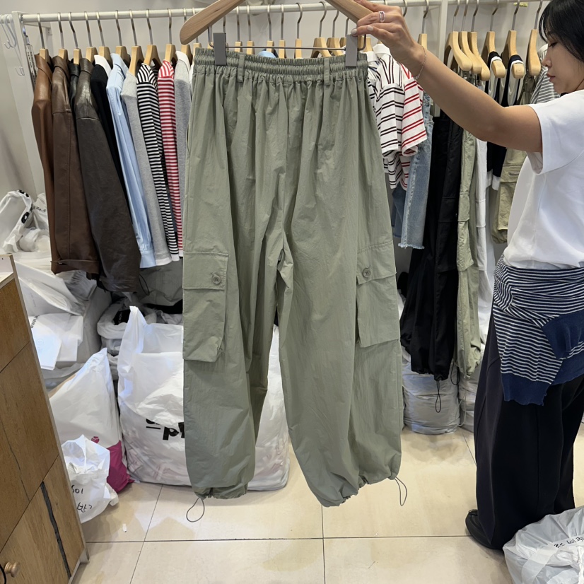 Q C韓國東大門代購女裝新品休閑職業人氣推薦休閑褲工裝褲Republlc of qc休閑褲