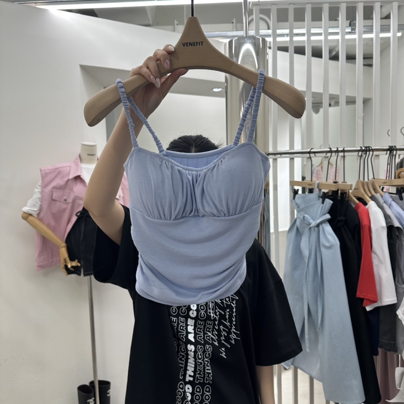 VENEFIT東大門實拍韓國女士新款26夏季職業26春夏吊帶背心VENEFIT/JENNIE吊帶/背心圖色2