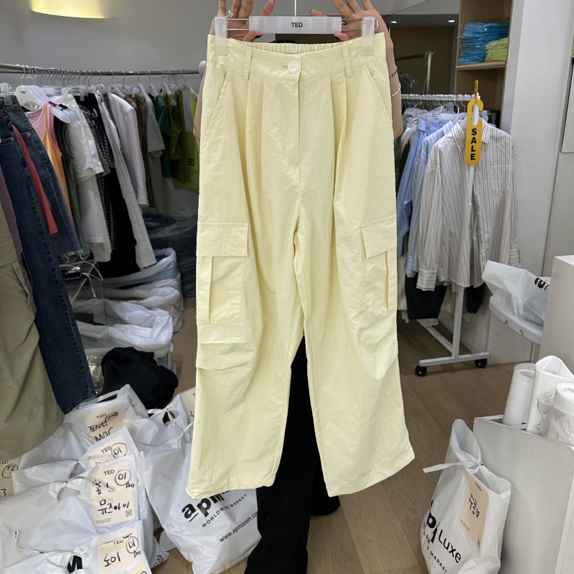 TED韓國東大門直郵女裝新品26春夏時尚人氣休閑職業休閑褲TED休閑褲圖色1