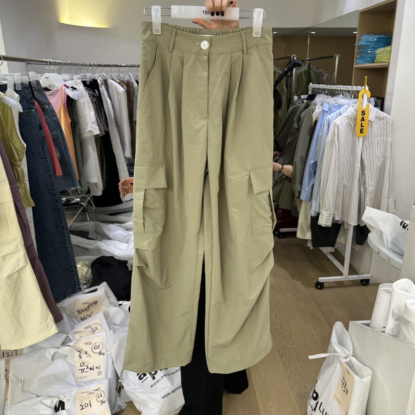 TED韓國東大門直郵女裝新品26春夏時尚人氣休閑職業休閑褲TED休閑褲圖色3