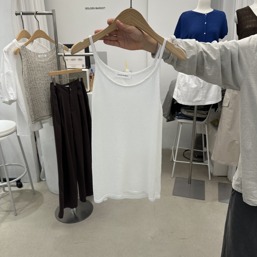 GOLDEN MARKET韓國直郵女裝新品熱賣時尚人氣休閑吊帶背心GOLDEN MARKET吊帶/背心圖色1