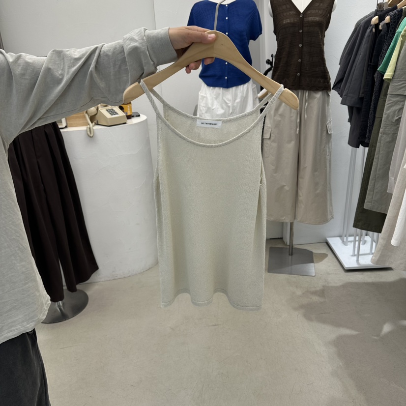 GOLDEN MARKET韓國直郵女裝新品熱賣時尚人氣休閑吊帶背心GOLDEN MARKET吊帶/背心圖色2