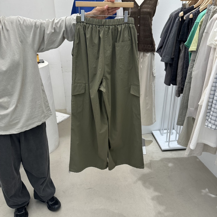 GOLDEN MARKET韓國東大門代購女裝新款26春夏休閑褲工裝褲棉質GOLDEN MARKET休閑褲