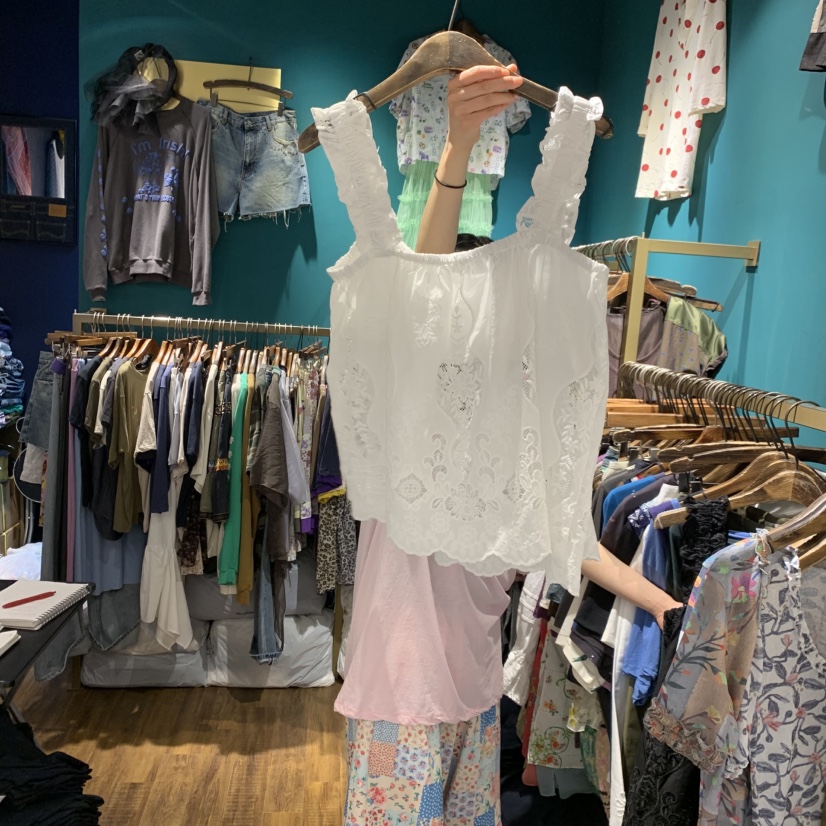 MERCI LINDA韓國東大門代購女士新品26春夏人氣吊帶背心MERCI LINDA吊帶/背心