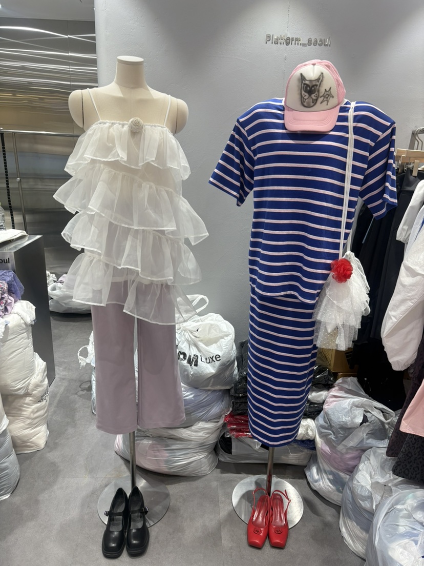 PLATFORM-L東大門實拍韓國女士新品熱賣推薦26夏季休閑長裙PLATFORM長裙