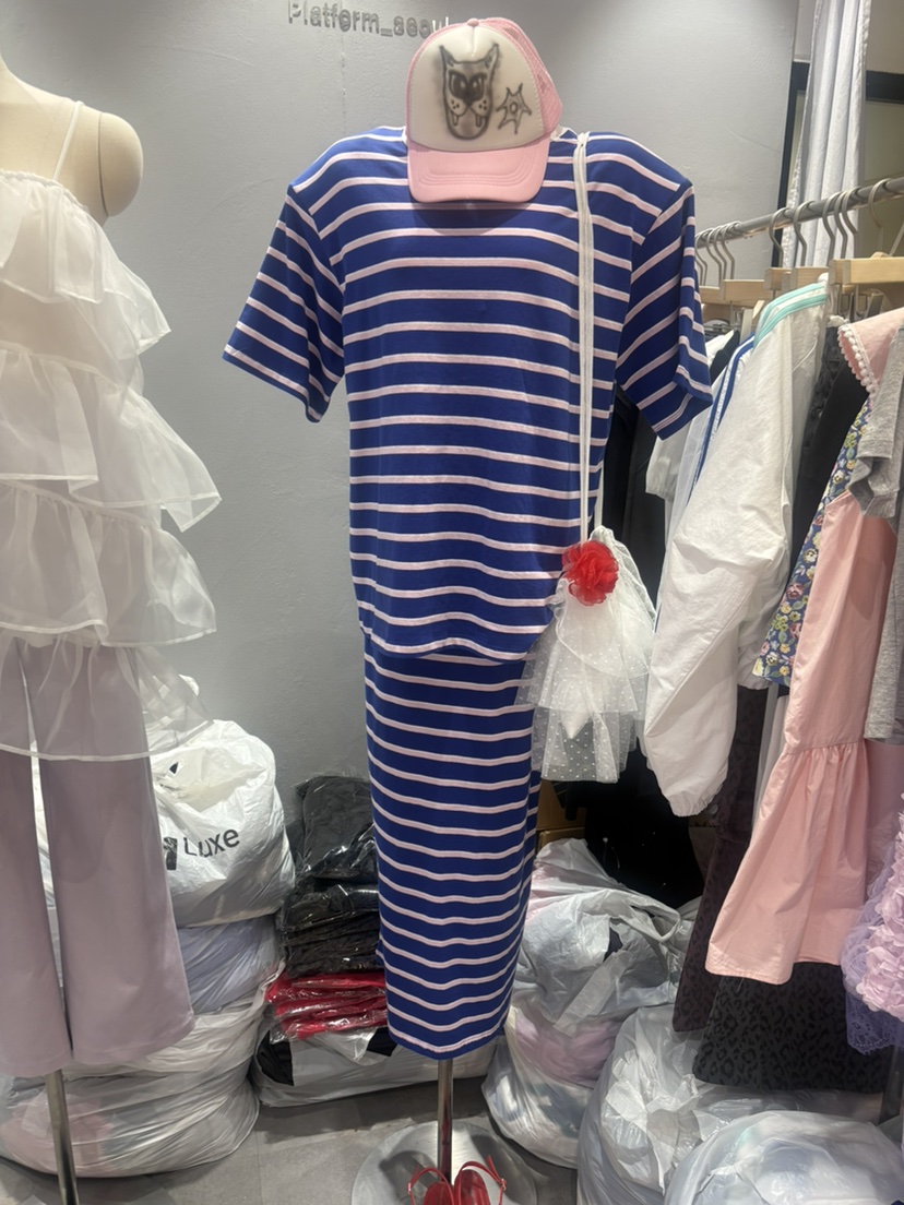 PLATFORM-L東大門實拍韓國女士新品熱賣推薦26夏季休閑長裙PLATFORM長裙