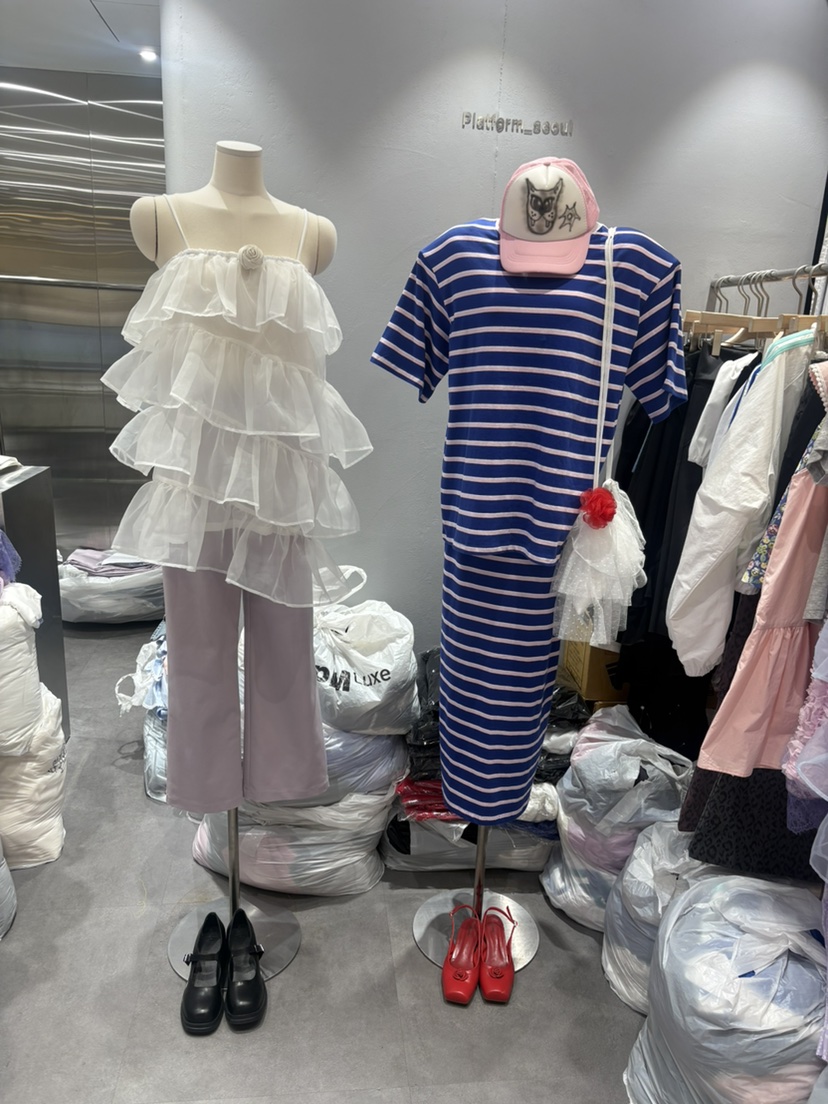 PLATFORM-L東大門實拍韓國女士新品熱賣推薦26夏季休閑長裙PLATFORM長裙