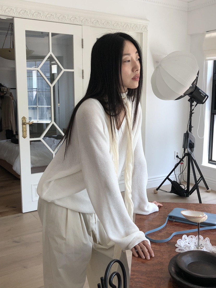 TORRE韓國直郵女裝新品推薦休閑職業針織衫不含內搭不含圍巾TORRE針織衫