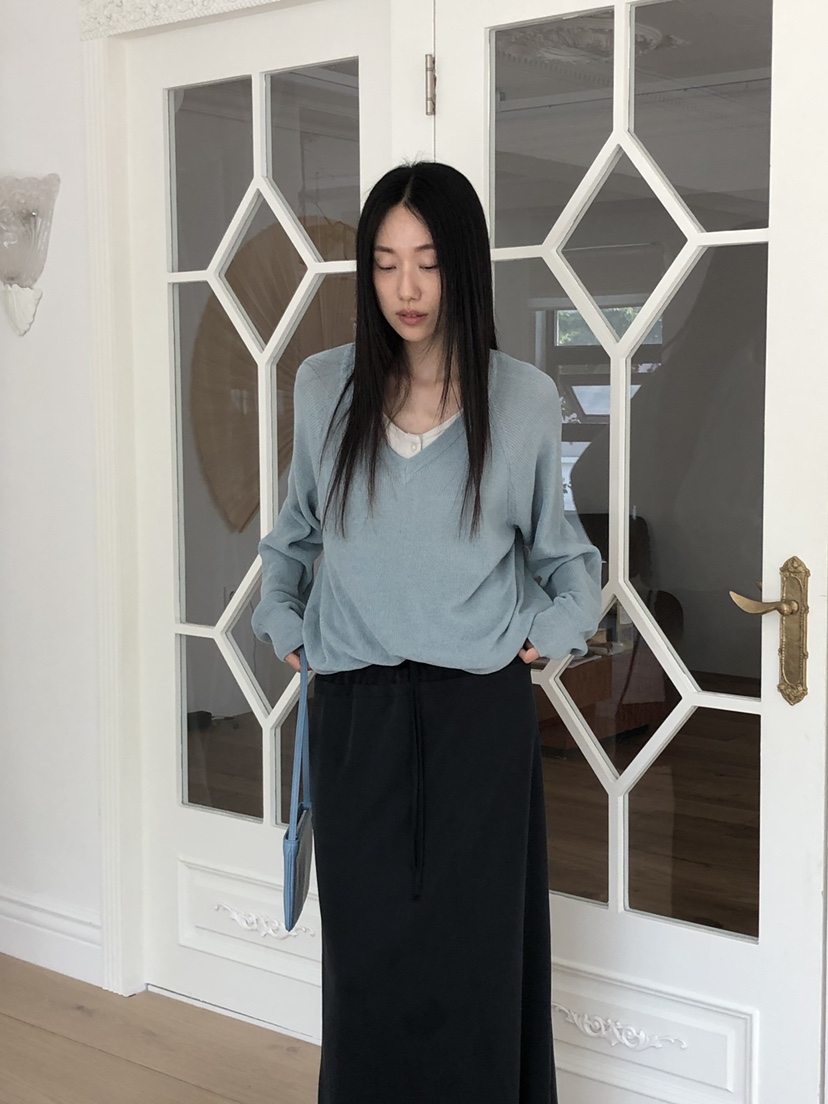 TORRE韓國直郵女裝新品推薦休閑職業針織衫不含內搭不含圍巾TORRE針織衫圖色3