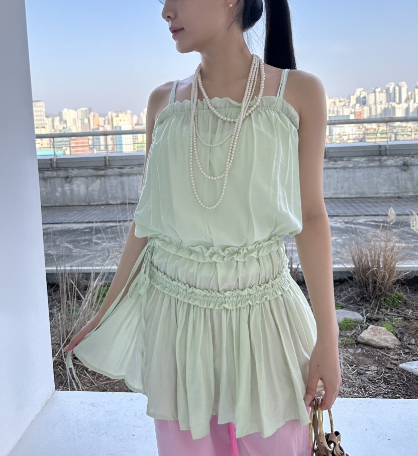 JENNY 1976韓國直郵女裝新款推薦人氣熱賣吊帶背心不含配飾JENNY 1976吊帶/背心
