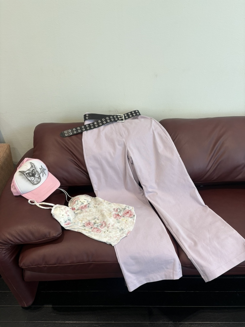 PLATFORM-L東大門實拍韓國女裝新品26春夏推薦26夏季休閑褲PLATFORM休閑褲