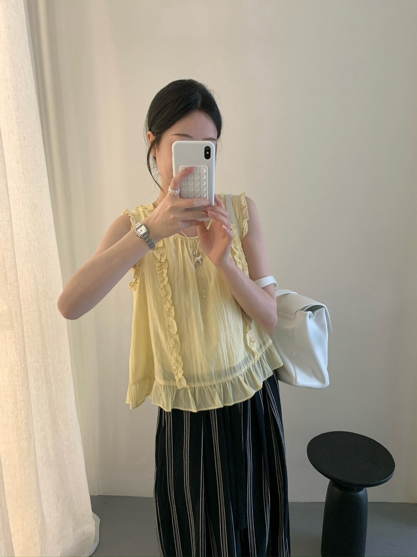 OLA韓國直郵女士新品推薦熱賣時尚職業休閑人氣26夏季吊帶背心mellor/OLA吊帶/背心
