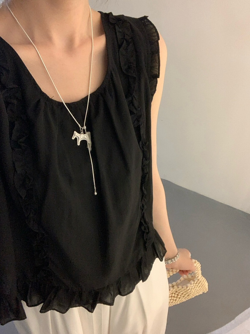 OLA韓國直郵女士新品推薦熱賣時尚職業休閑人氣26夏季吊帶背心mellor/OLA吊帶/背心