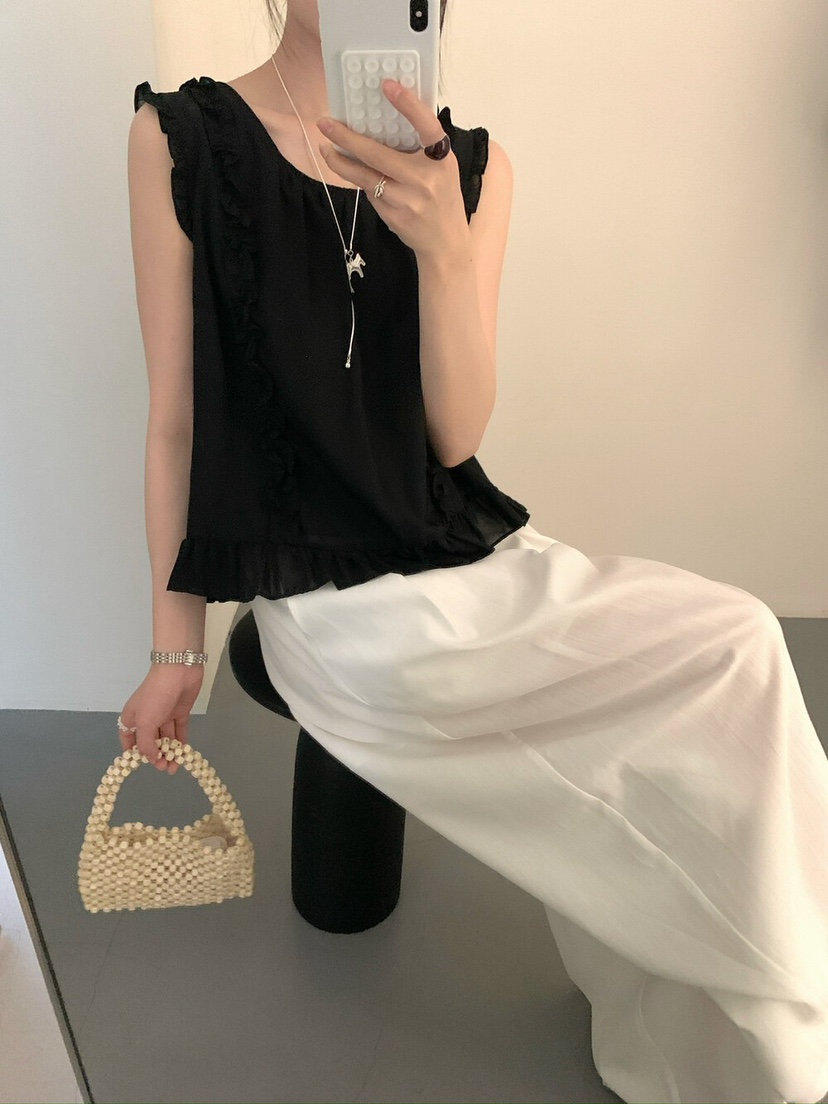 OLA韓國直郵女士新品推薦熱賣時尚職業休閑人氣26夏季吊帶背心mellor/OLA吊帶/背心