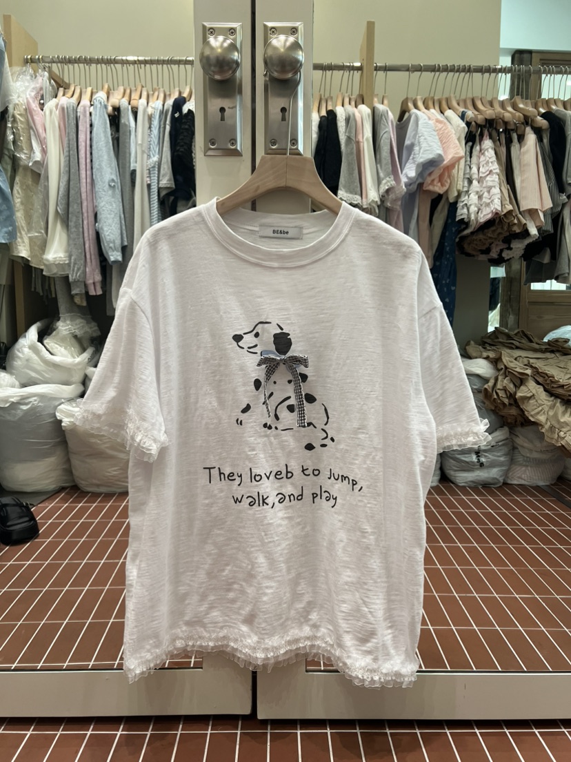 BE&amp;BE東大門實拍韓國女士新品休閑時尚26春夏職業T恤BE&beT恤圖色1