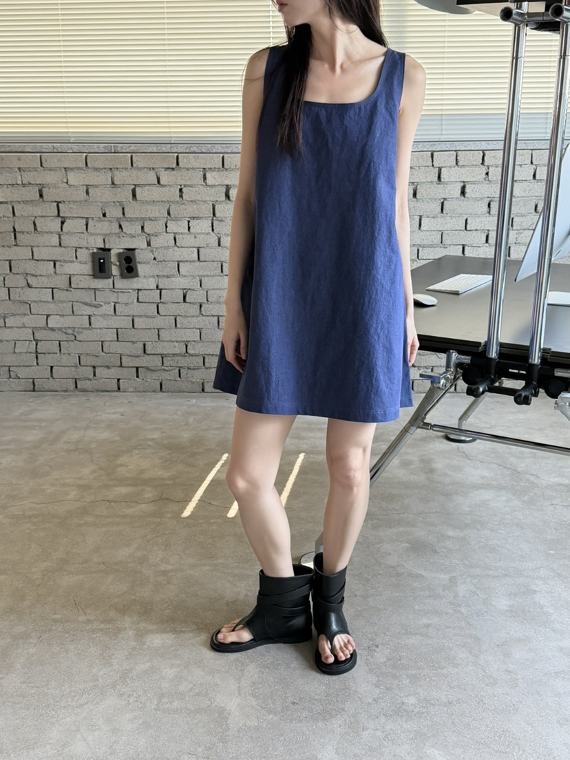 FOSET韓國東大門代購女士新款時尚推薦26夏季職業連衣裙雙面FOSET連衣裙