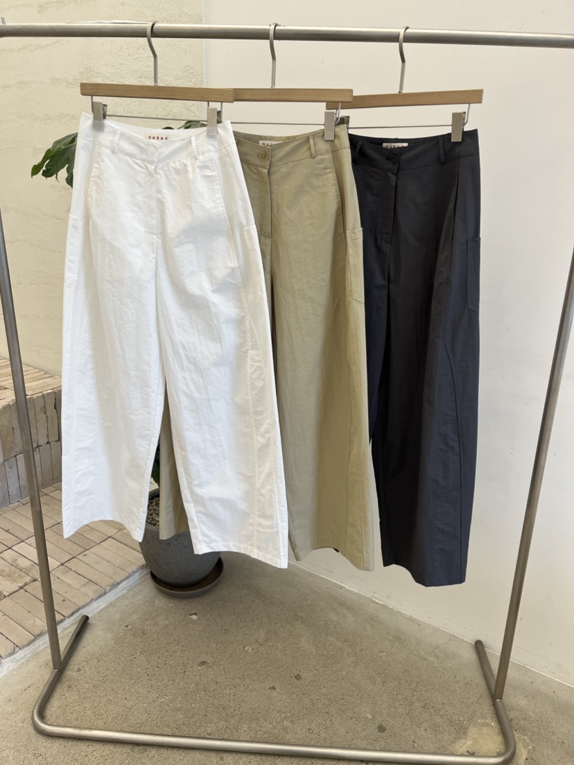 DARAK韓國東大門代購女裝新品推薦人氣熱賣職業休閑褲亞麻DARAK休閑褲