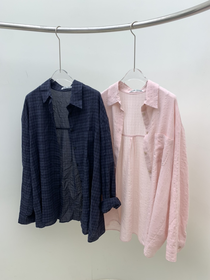 SEOLO韓國東大門直郵女士新品時尚26春夏襯衫蕾絲衫不含內搭Seolo seoul襯衫/蕾絲衫