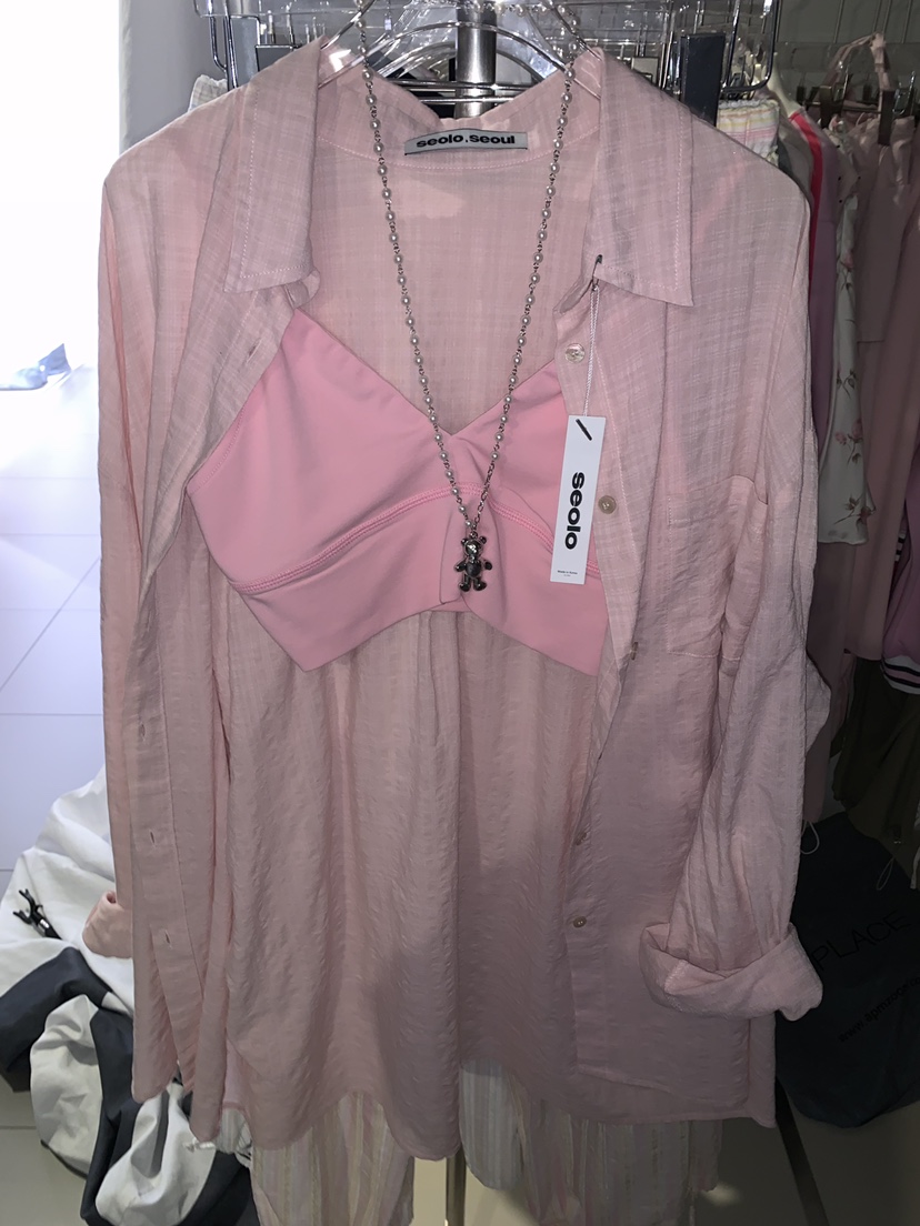 SEOLO韓國東大門直郵女士新品時尚26春夏襯衫蕾絲衫不含內搭Seolo seoul襯衫/蕾絲衫