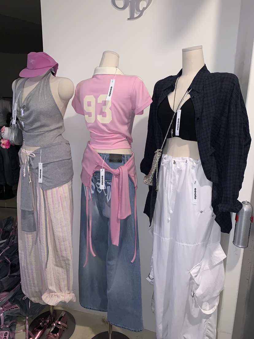 SEOLO韓國東大門直郵女士新品時尚26春夏襯衫蕾絲衫不含內搭Seolo seoul襯衫/蕾絲衫