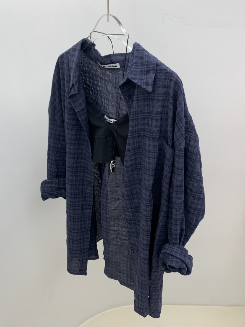 SEOLO韓國東大門直郵女士新品時尚26春夏襯衫蕾絲衫不含內搭Seolo seoul襯衫/蕾絲衫圖色2