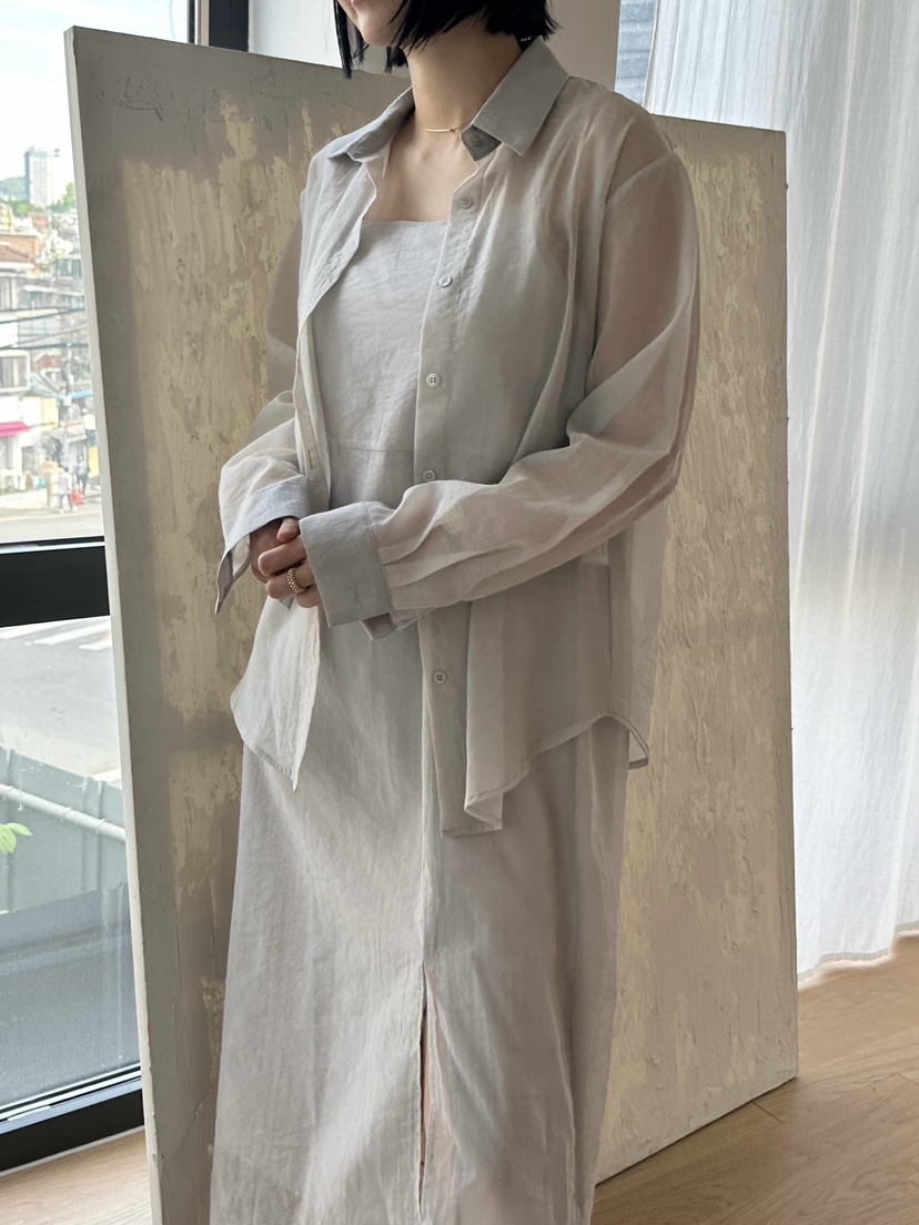 LE VASE韓國東大門代購女裝新品推薦26春夏熱賣襯衫蕾絲衫LE VASE襯衫/蕾絲衫圖色2