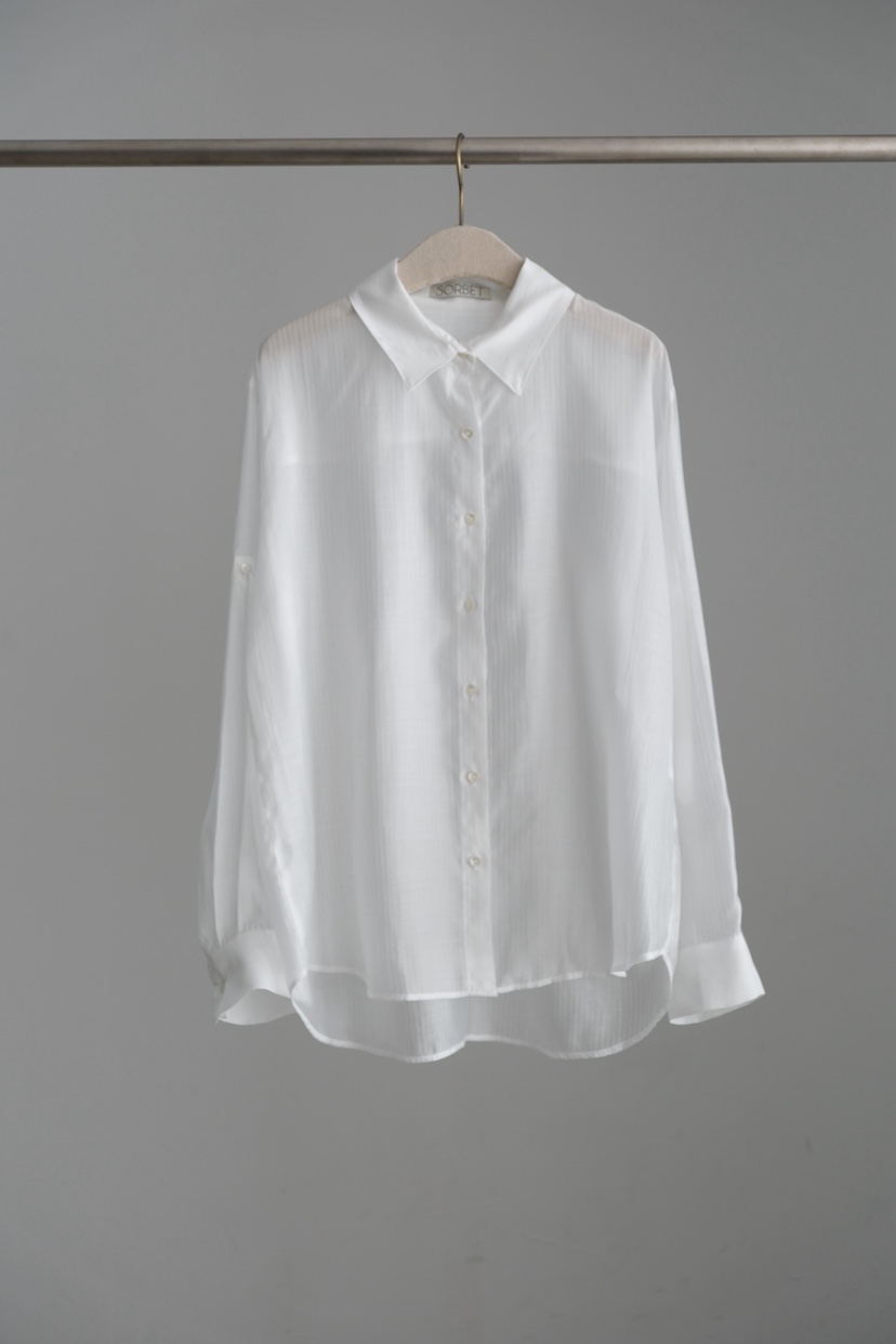 SORBET/FLAT WHITE韓國代購女裝新款推薦熱賣襯衫蕾絲衫SORBET/FLAT WHITE襯衫/蕾絲衫圖色2