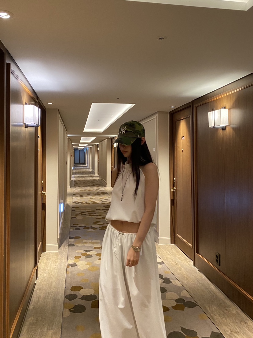 FOUREIGHT韓國直郵實拍女裝新品休閑26夏季人氣熱賣休閑褲FOUR EIGHT休閑褲