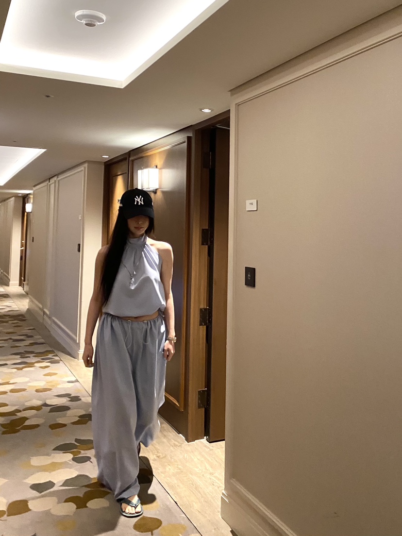 FOUREIGHT韓國直郵實拍女裝新品休閑26夏季人氣熱賣休閑褲FOUR EIGHT休閑褲