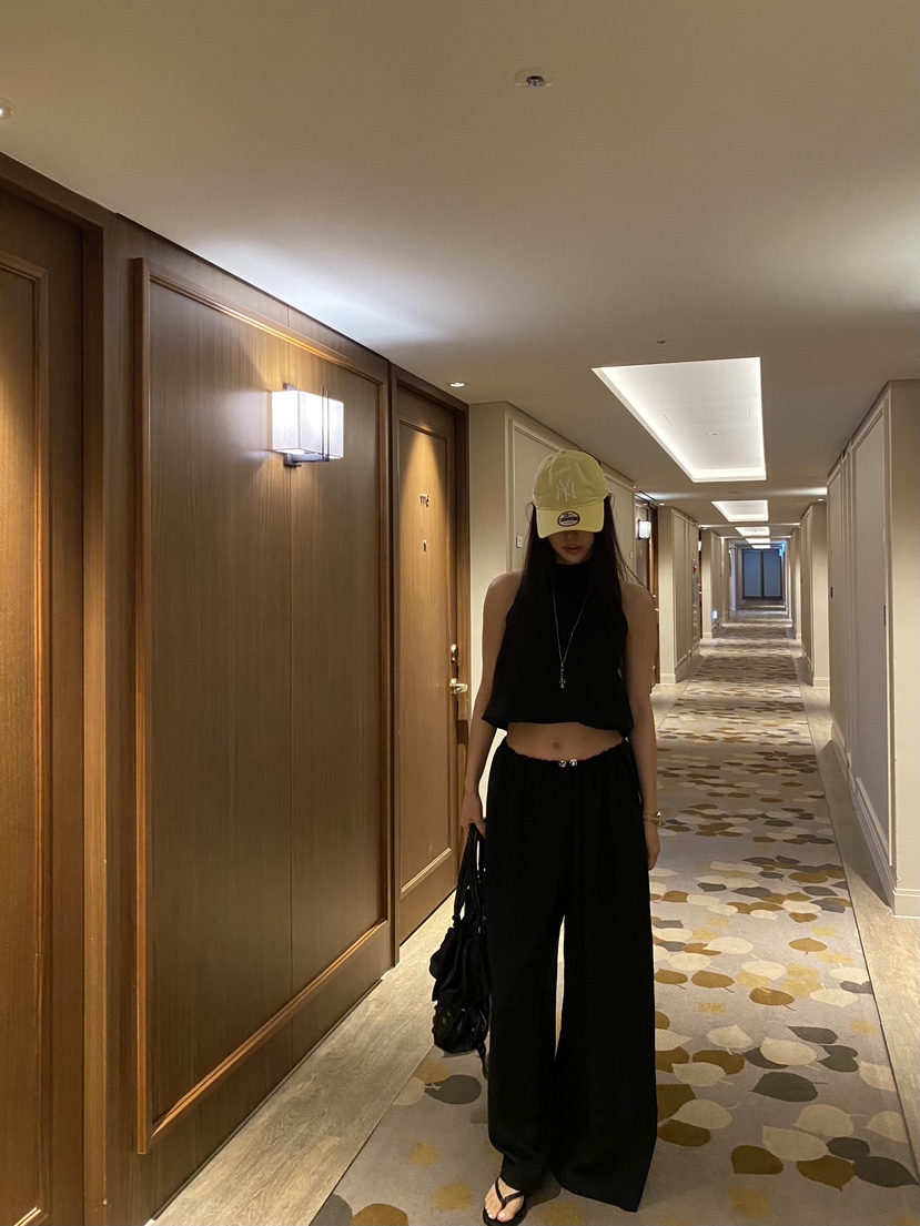 FOUREIGHT韓國直郵實拍女裝新品休閑26夏季人氣熱賣休閑褲FOUR EIGHT休閑褲