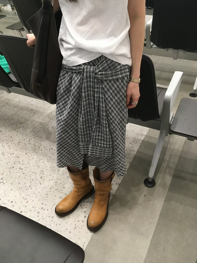 MINIMUZE韓國直郵女士新品休閑推薦熱賣26夏季職業26春夏長裙MINIMUZE長裙