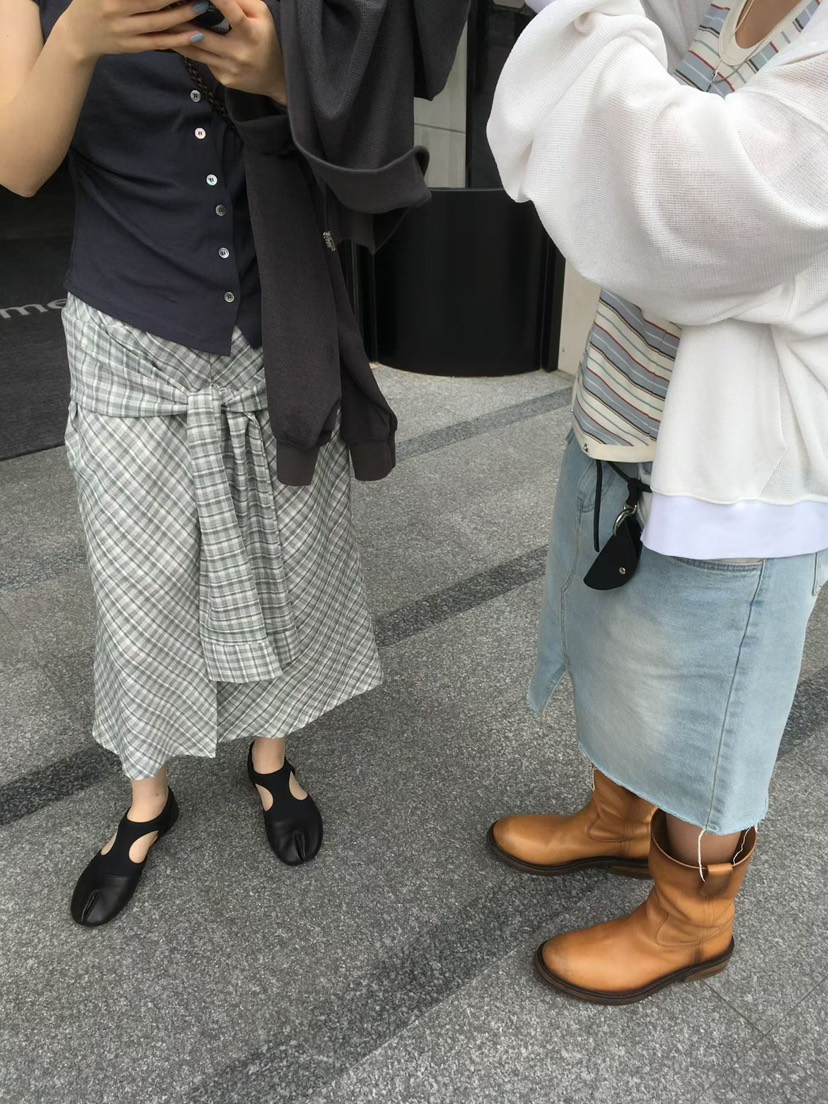MINIMUZE韓國直郵女士新品休閑推薦熱賣26夏季職業26春夏長裙MINIMUZE長裙