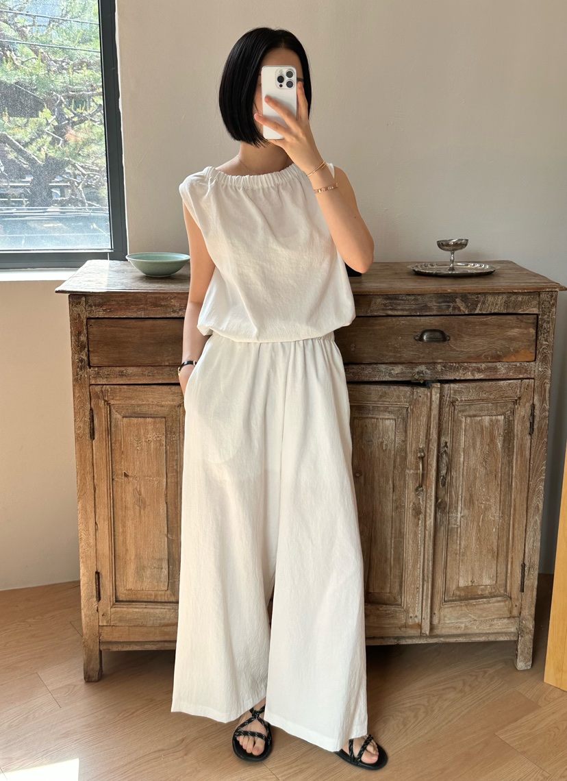LE VASE韓國代購女裝新款職業休閑人氣26夏季熱賣連體褲LE VASE連體褲