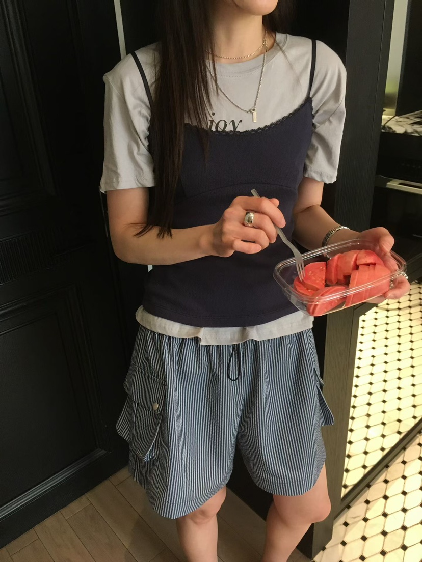 MINIMUZE韓國直郵實拍女裝新品26夏季熱賣休閑推薦吊帶背心MINIMUZE吊帶/背心