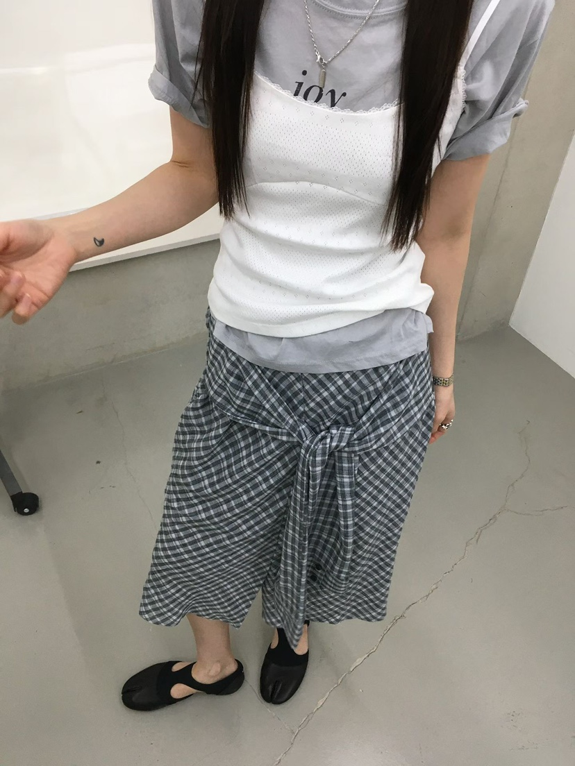 MINIMUZE韓國直郵實拍女裝新品26夏季熱賣休閑推薦吊帶背心MINIMUZE吊帶/背心
