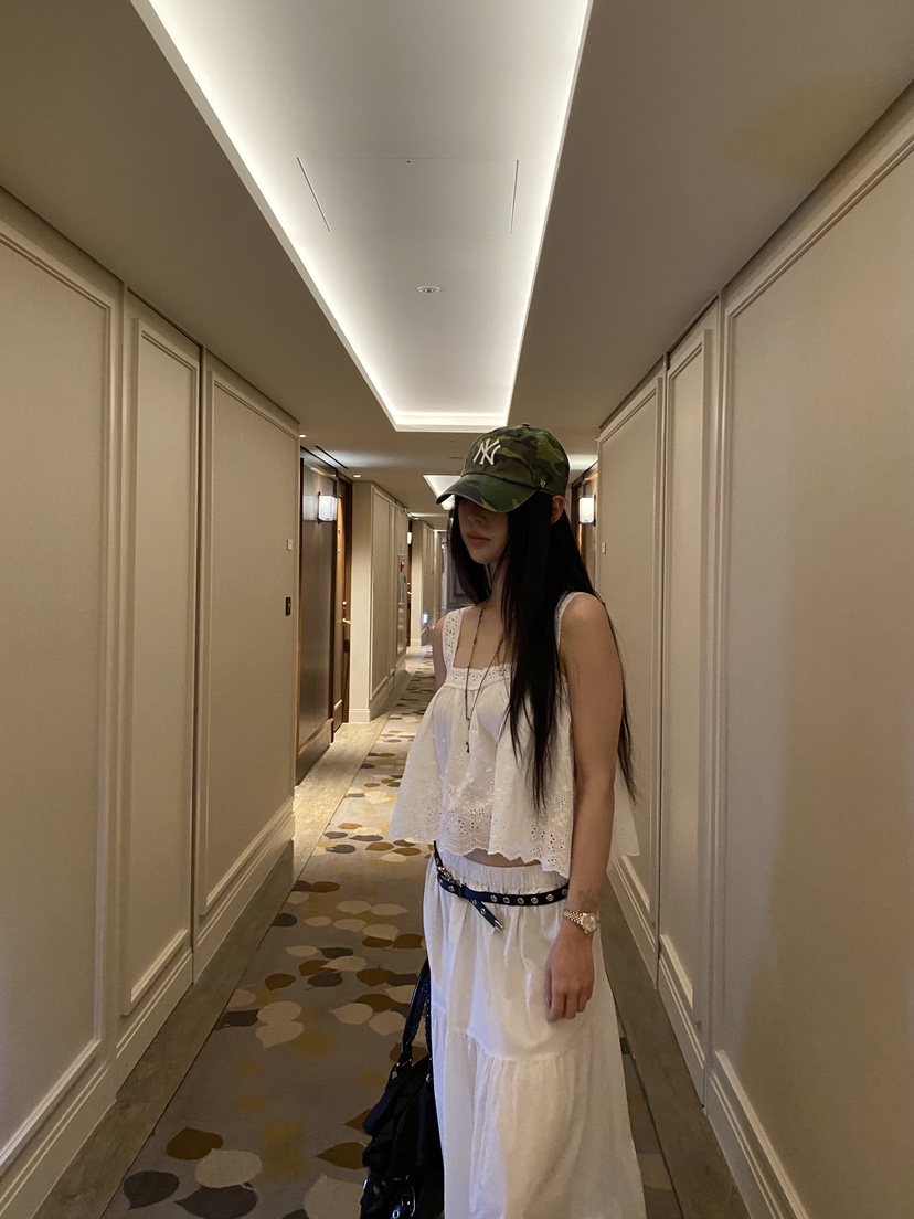 FOUREIGHT東大門實拍韓國女裝新品熱賣休閑26春夏人氣長裙FOUR EIGHT長裙