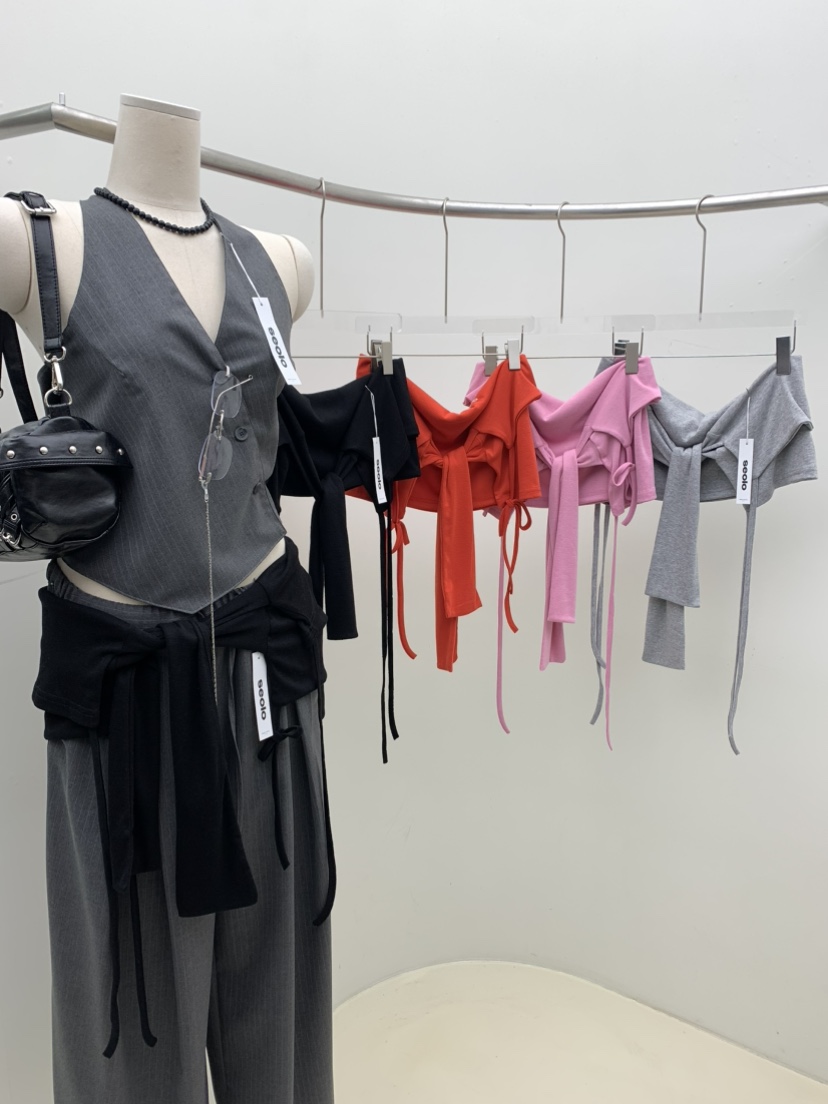 SEOLO韓國直郵女裝新款時尚26夏季熱賣休閑26春夏職業短裙Seolo seoul短裙