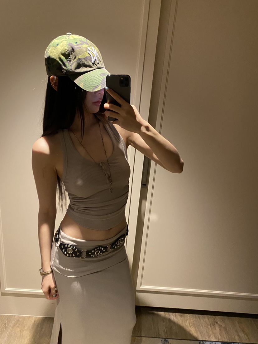 FOUREIGHT韓國直郵女裝新品26春夏職業休閑人氣26夏季長裙FOUR EIGHT長裙