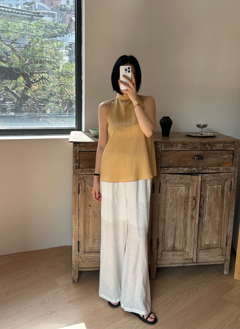 LE VASE韓國直郵女裝新款推薦人氣26夏季熱賣吊帶背心系帶LE VASE吊帶/背心