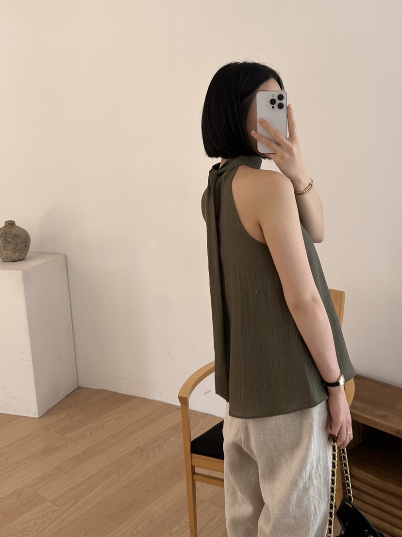 LE VASE韓國直郵女裝新款推薦人氣26夏季熱賣吊帶背心系帶LE VASE吊帶/背心