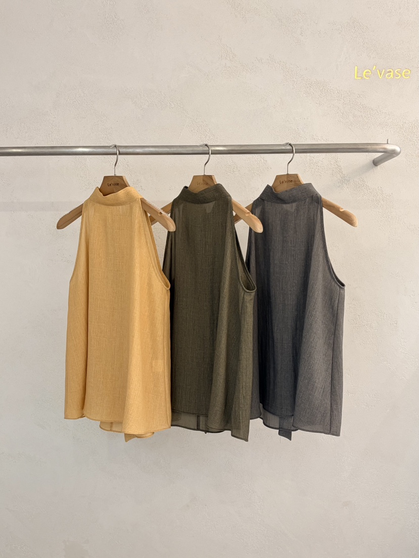 LE VASE韓國直郵女裝新款推薦人氣26夏季熱賣吊帶背心系帶LE VASE吊帶/背心