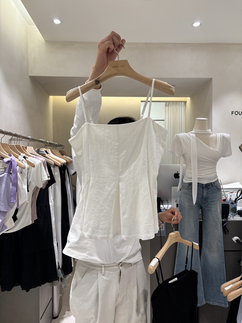 FOUREIGHT韓國直郵女士新款職業休閑熱賣人氣26夏季吊帶背心FOUR EIGHT吊帶/背心圖色1