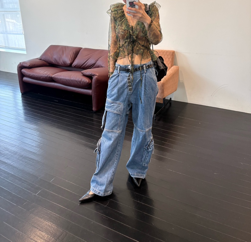 PLATFORM-L韓國直郵實拍女士新款熱賣襯衫蕾絲衫羊毛衫開襟PLATFORM襯衫/蕾絲衫