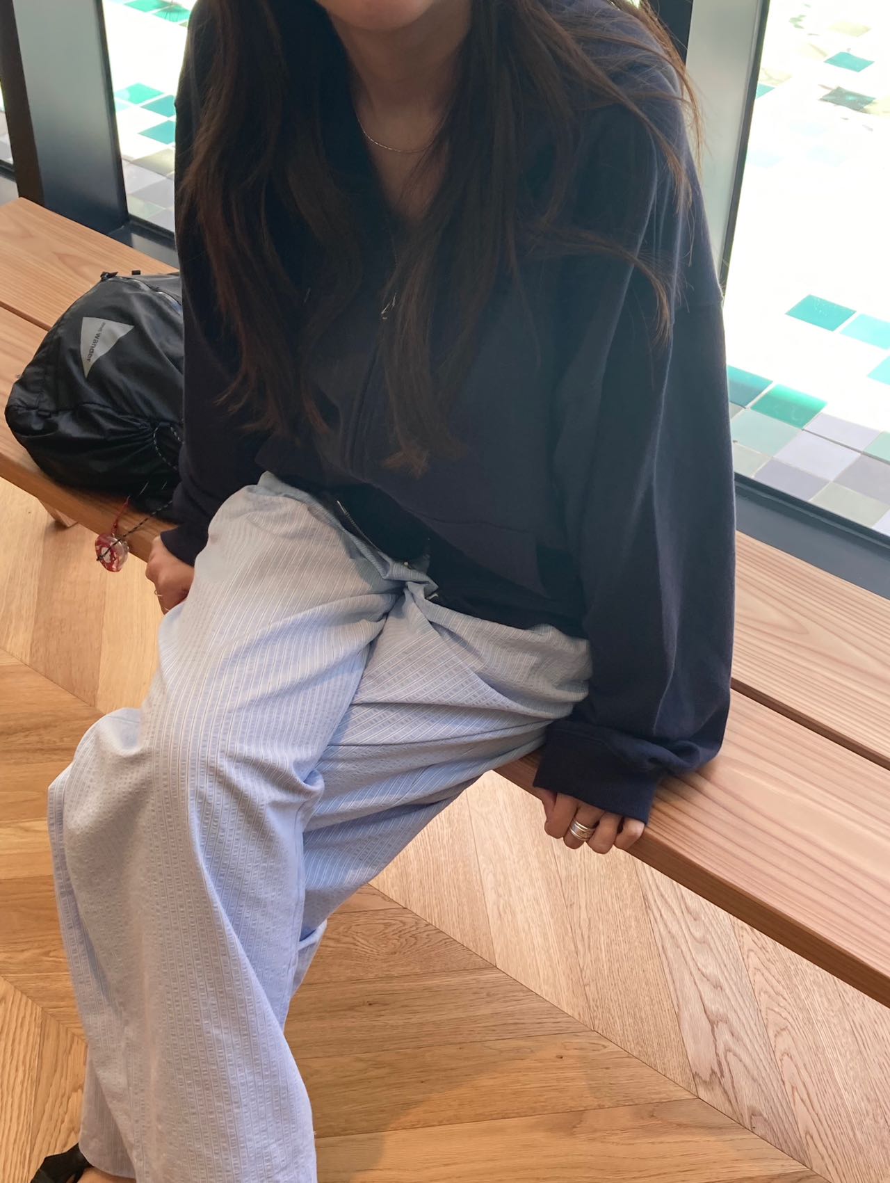 TOUST韓國直郵實拍女士新品時尚26夏季26春夏休閑夾克連帽衫TOUST夾克圖色2