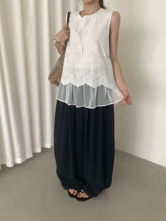 OLA韓國代購女裝新款推薦熱賣休閑人氣26春夏26夏季吊帶背心mellor/OLA吊帶/背心