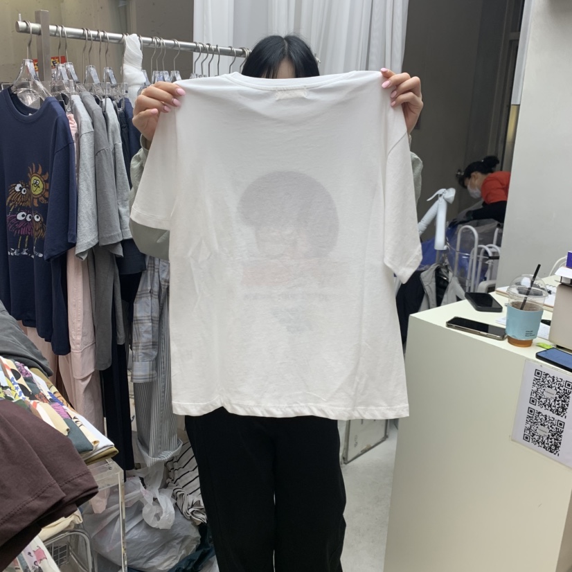 LEESEED-A東大門實拍韓國女士新品時尚26夏季推薦休閑T恤SEeD/LEESEEDT恤
